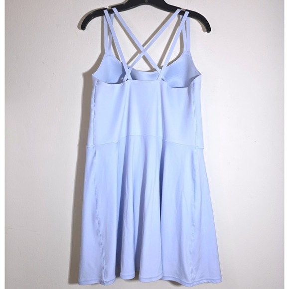 OFFLINE By Aerie Activewear Real Me Hold Up! Strappy Skort Dress Blue EUC - Picture 6 of 12